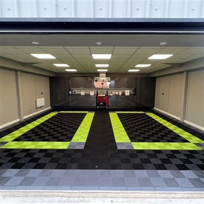 dalles de garage emboîtables